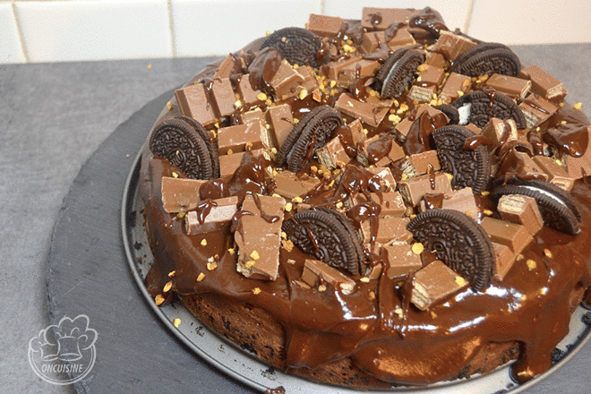 Recette Cheesecake Chocolat Kitkat Oreo Oncuisine Fr